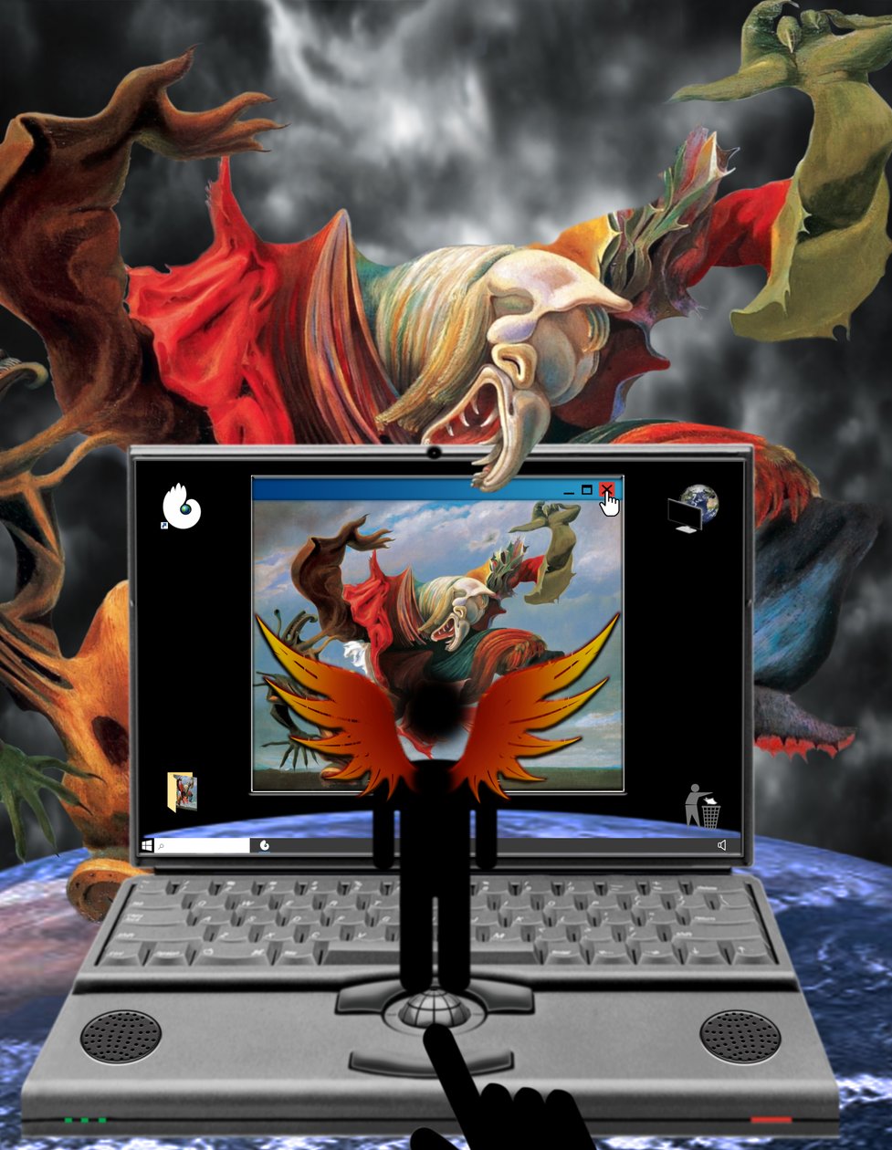 Engelsturz (ze série: Windows) od Alexander Eibach
