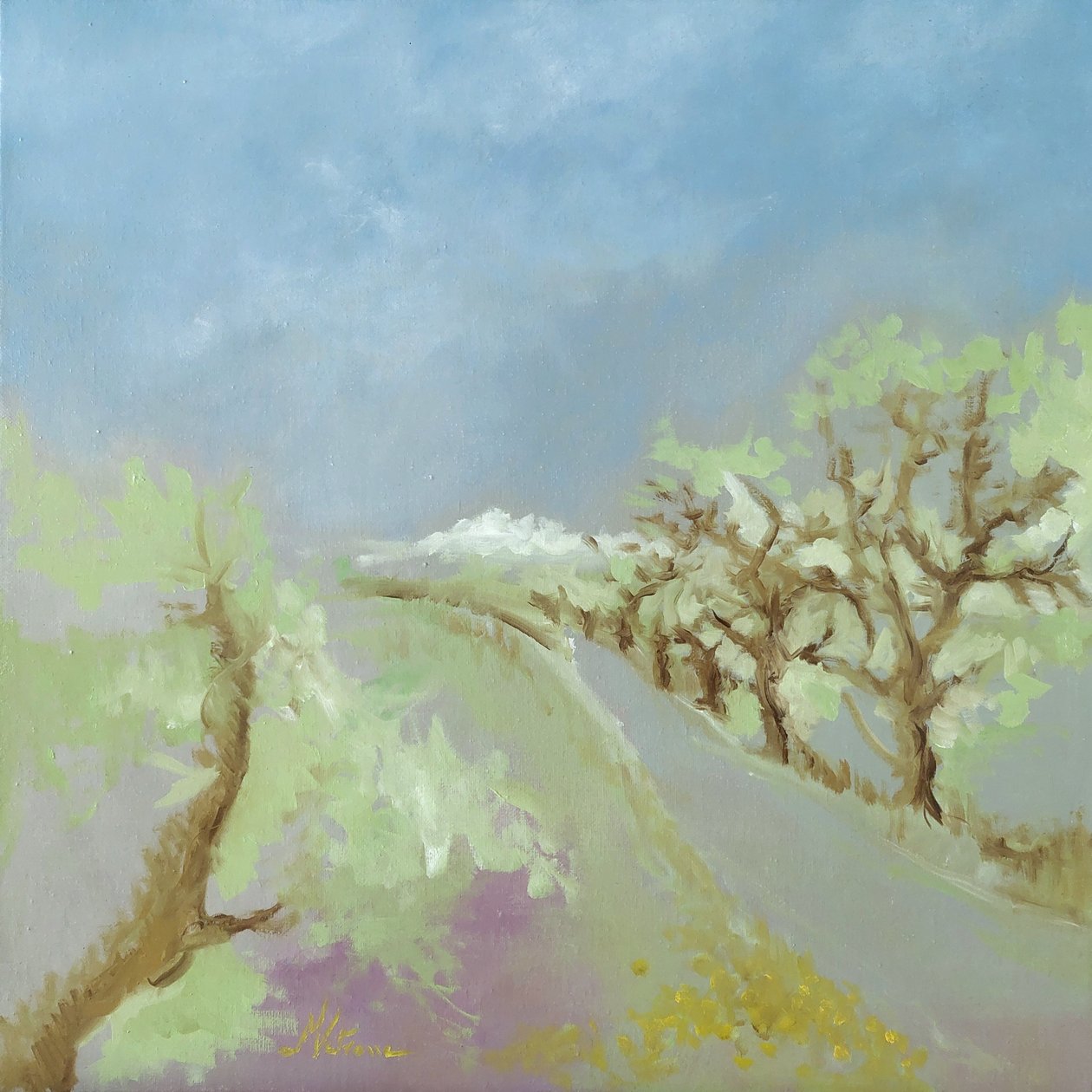 Podél cesty na jaře od M. Vet