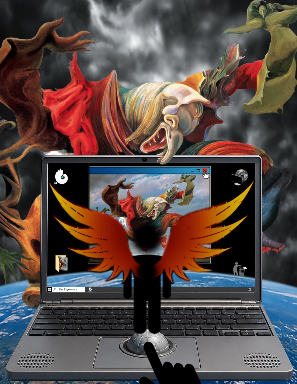 Pád anděla (ze série WINDOWS) od Alexander Eibach