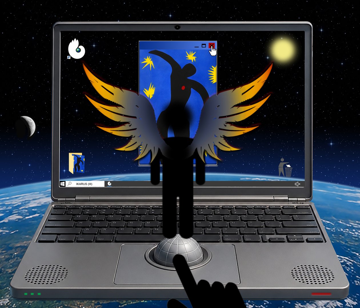 IKAROS (III) (ze série WINDOWS) od Alexander Eibach