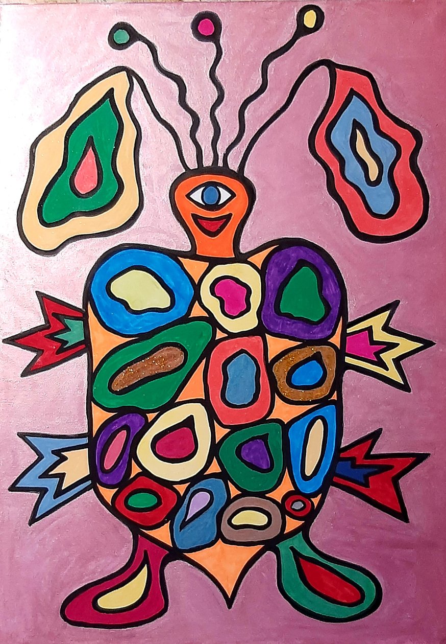 Sam želva od Steffi_Seiler_Art