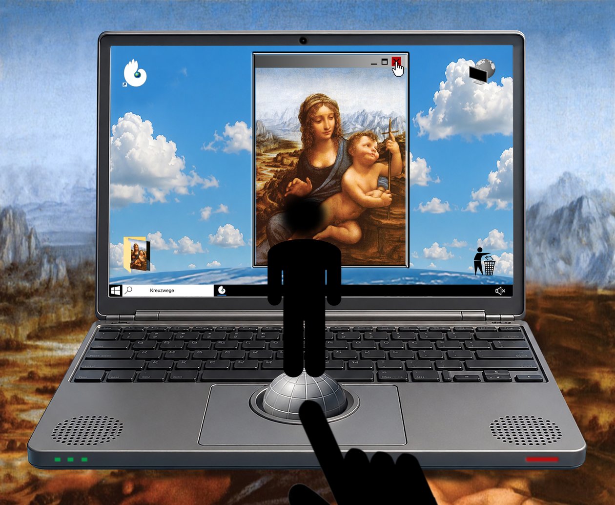 Kreuzwege (I) (aus der Serie WINDOWS) od Alexander Eibach
