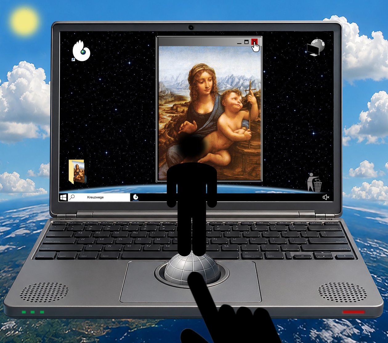 Kreuzwege (II) (aus der Serie WINDOWS) od Alexander Eibach