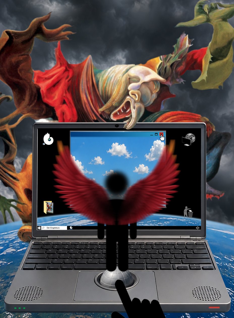 Engelssturz (aus der Serie WINDOWS) od Alexander Eibach