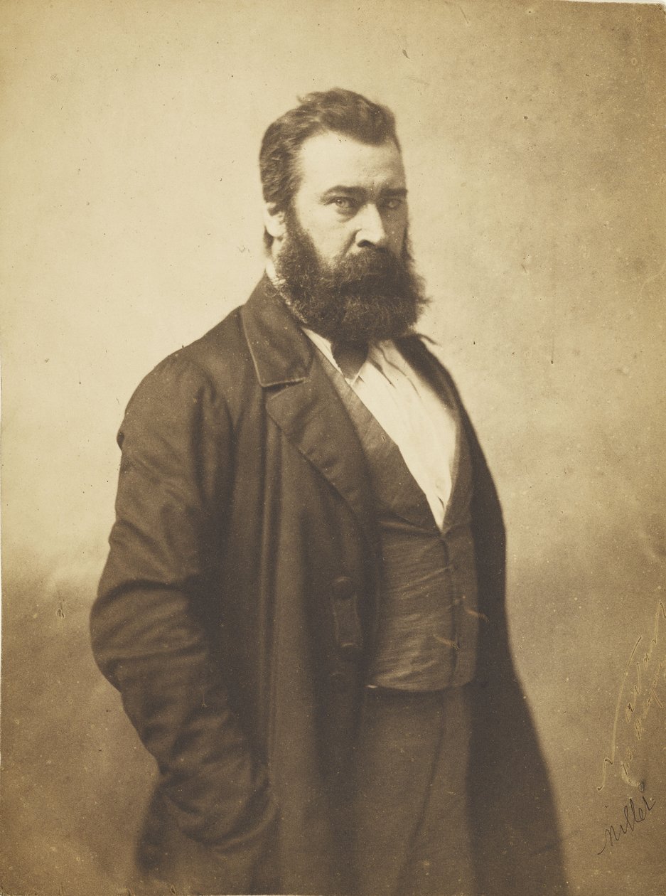 Jean-François Millet, 1856-58 (tisky ze slaného papíru ze skleněných negativů) od Nadar