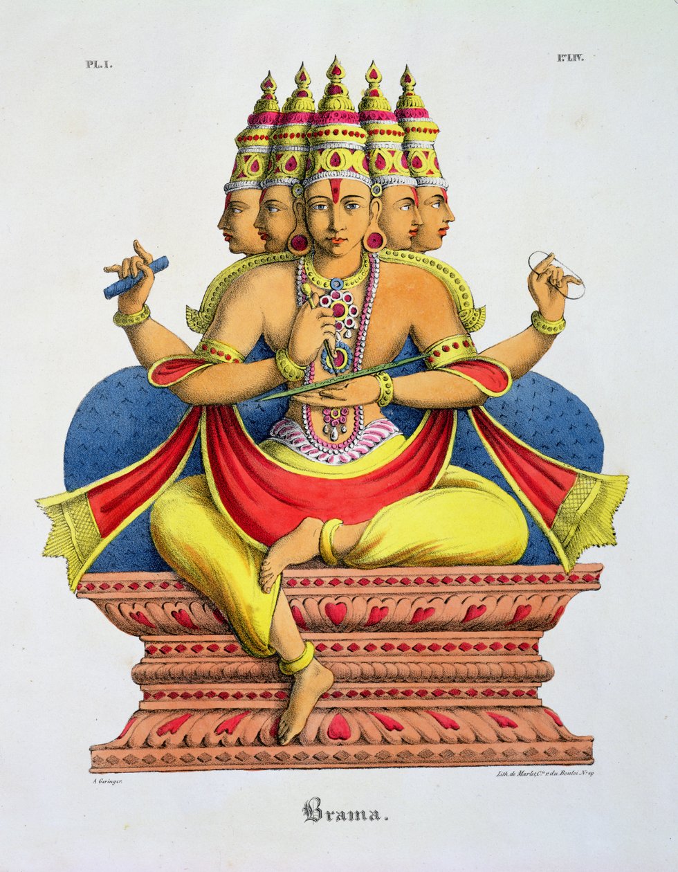 Brahma, vyrytý de Marletem od A. Geringer