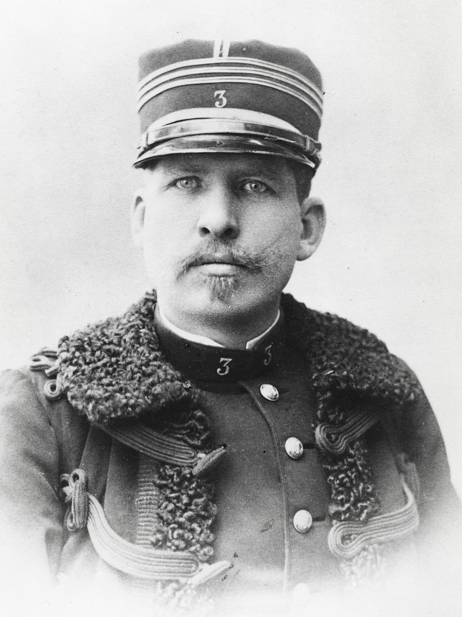 Portrét Freystaettera, jednoho ze soudců Dreyfusovy aféry od A. Gerschel