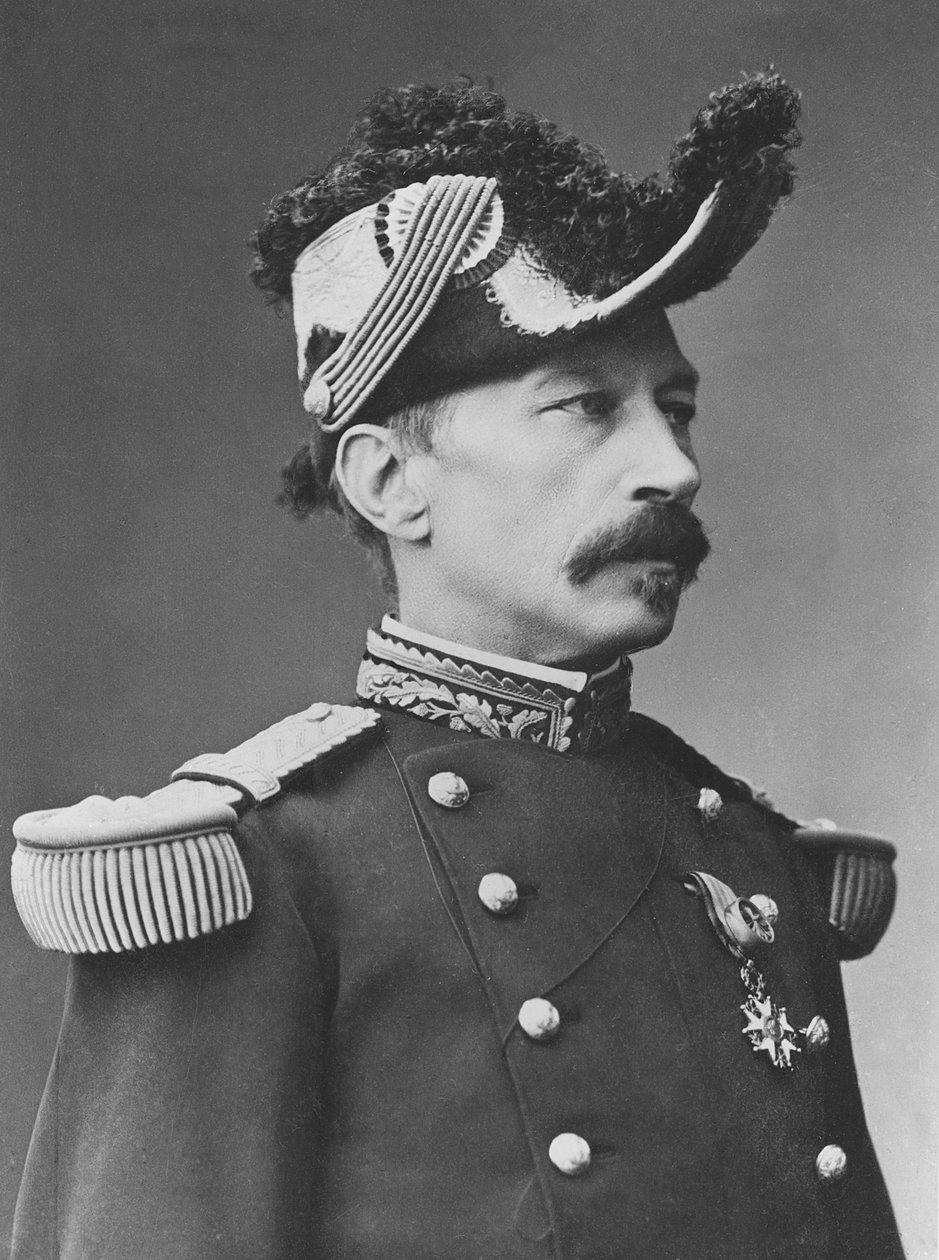 Portrét generála Louise André, kolem roku 1880 od A. Gerschel