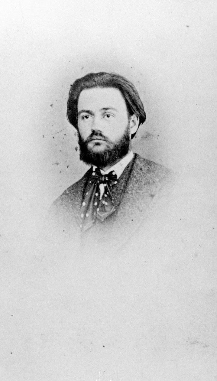 Emile Zola (1840-1902) ve věku 25 let, kolem 1865 od A. Pinsard