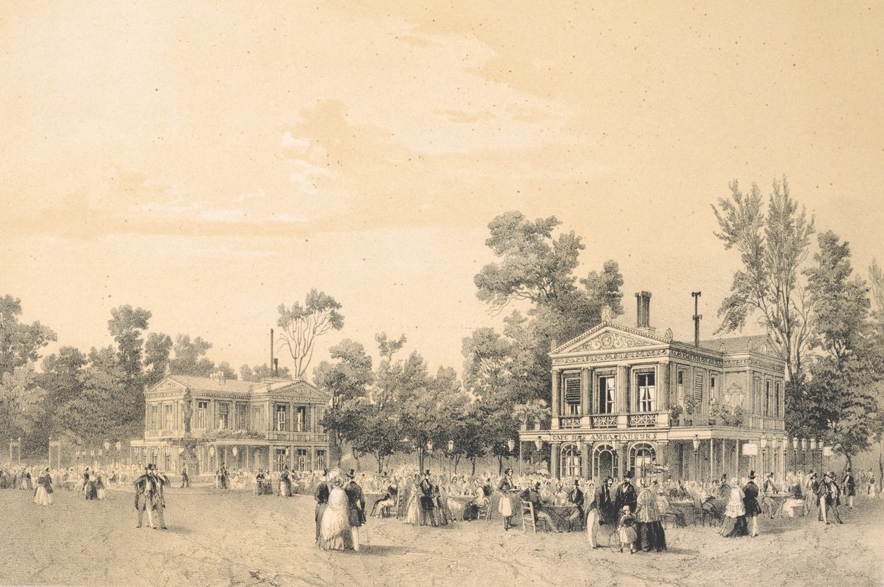 Cafe des Ambassadeurs, Champs-Elysees od A Provost