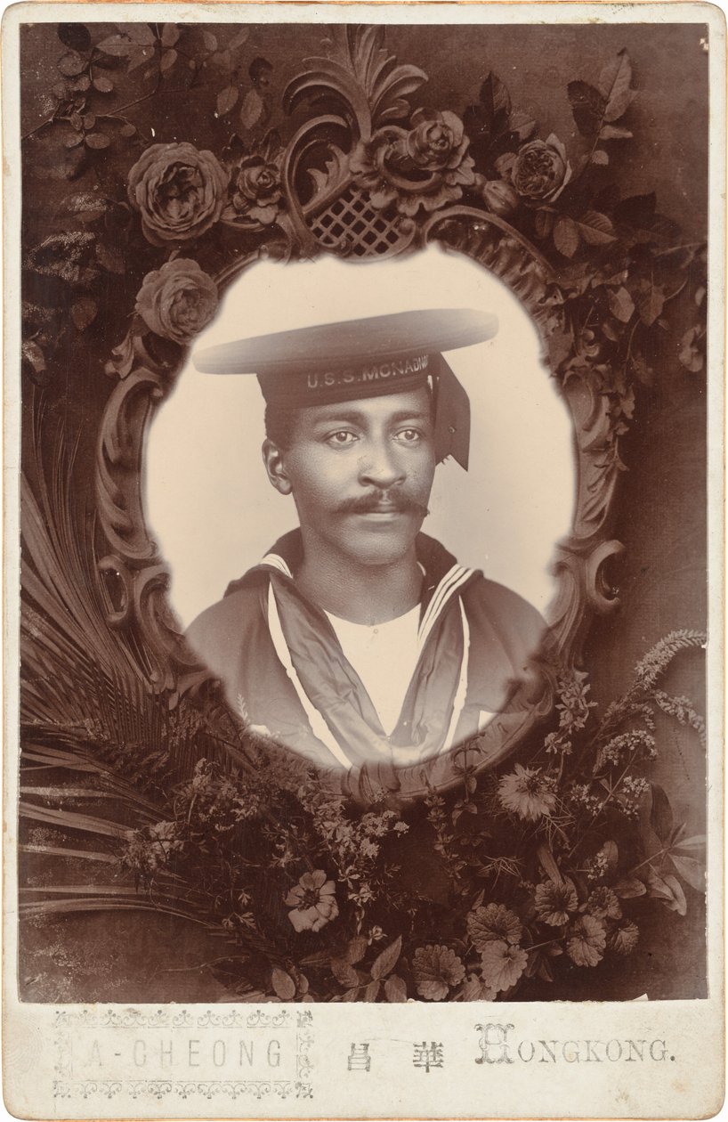 Portrét námořníka,1901-1904 (foto) od A Cheong