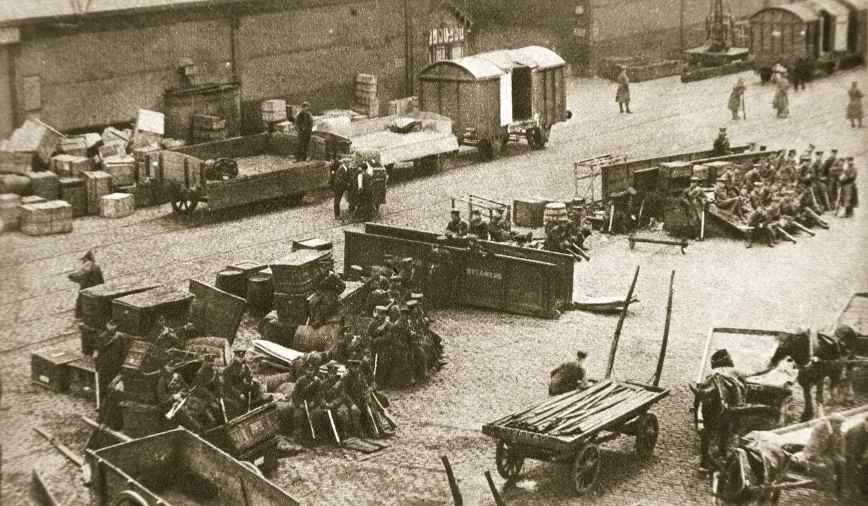 2. prapor Royal Sussex Regiment, Belfast, Irsko, 1907 od AE Brown