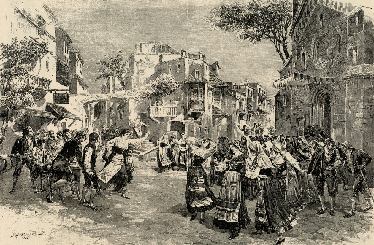 Mascagniho opera Cavalleria Rusticana - závěrečné dějství od A. (after) Bonamore