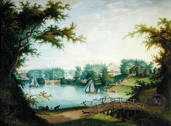 Velký kamenný most a Marienthalské schody, 1803 od A. Bugreyev