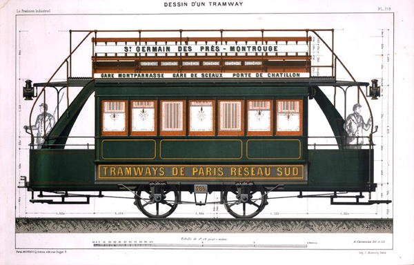 Design pro tramvaj od A. Cheneveau