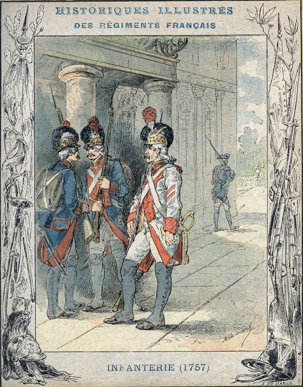 francouzská pěchota od A. Demarle