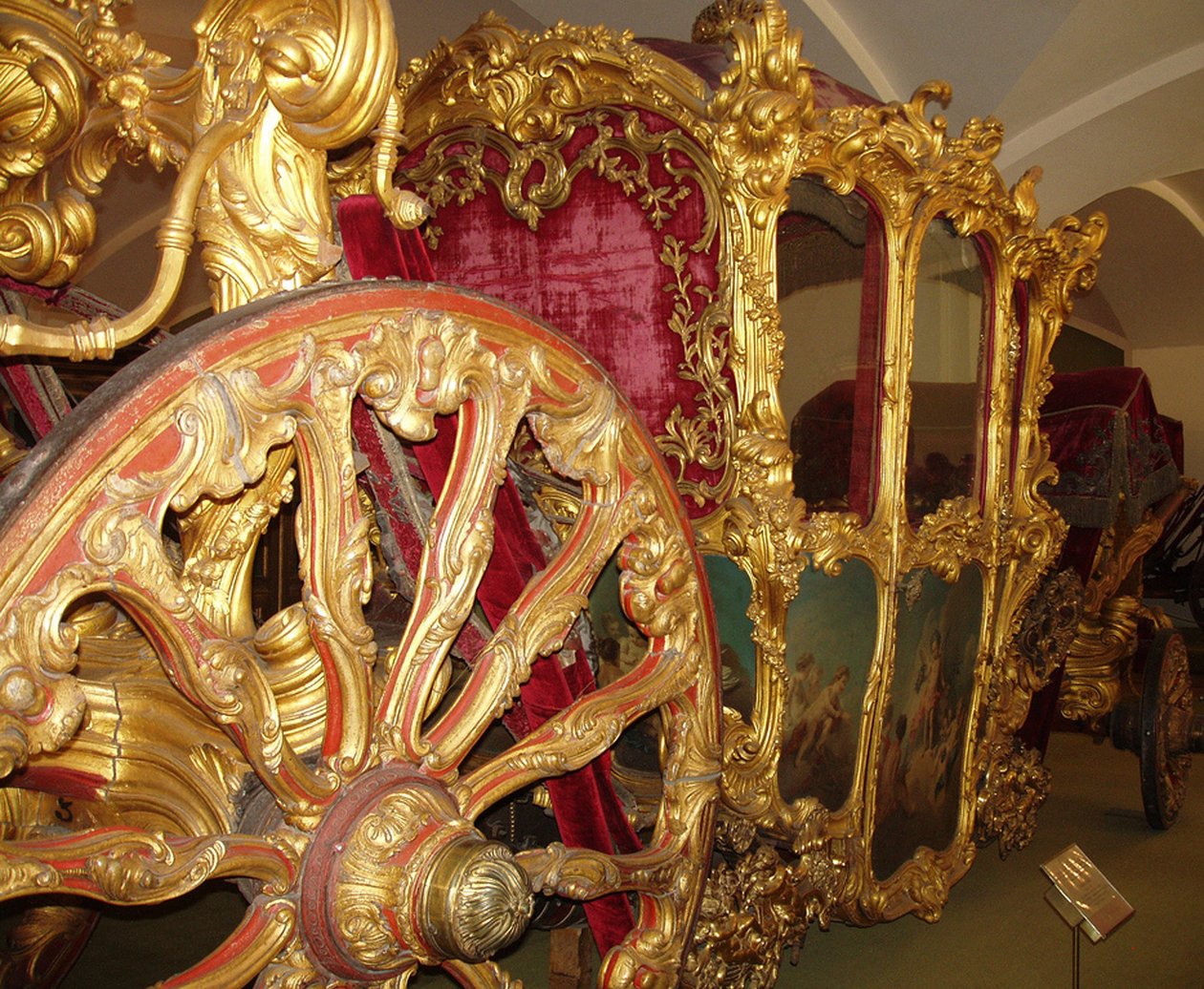 Císařovna Elisabeth Petrovnas Royal Coach, 1754 od A. Drillerosse