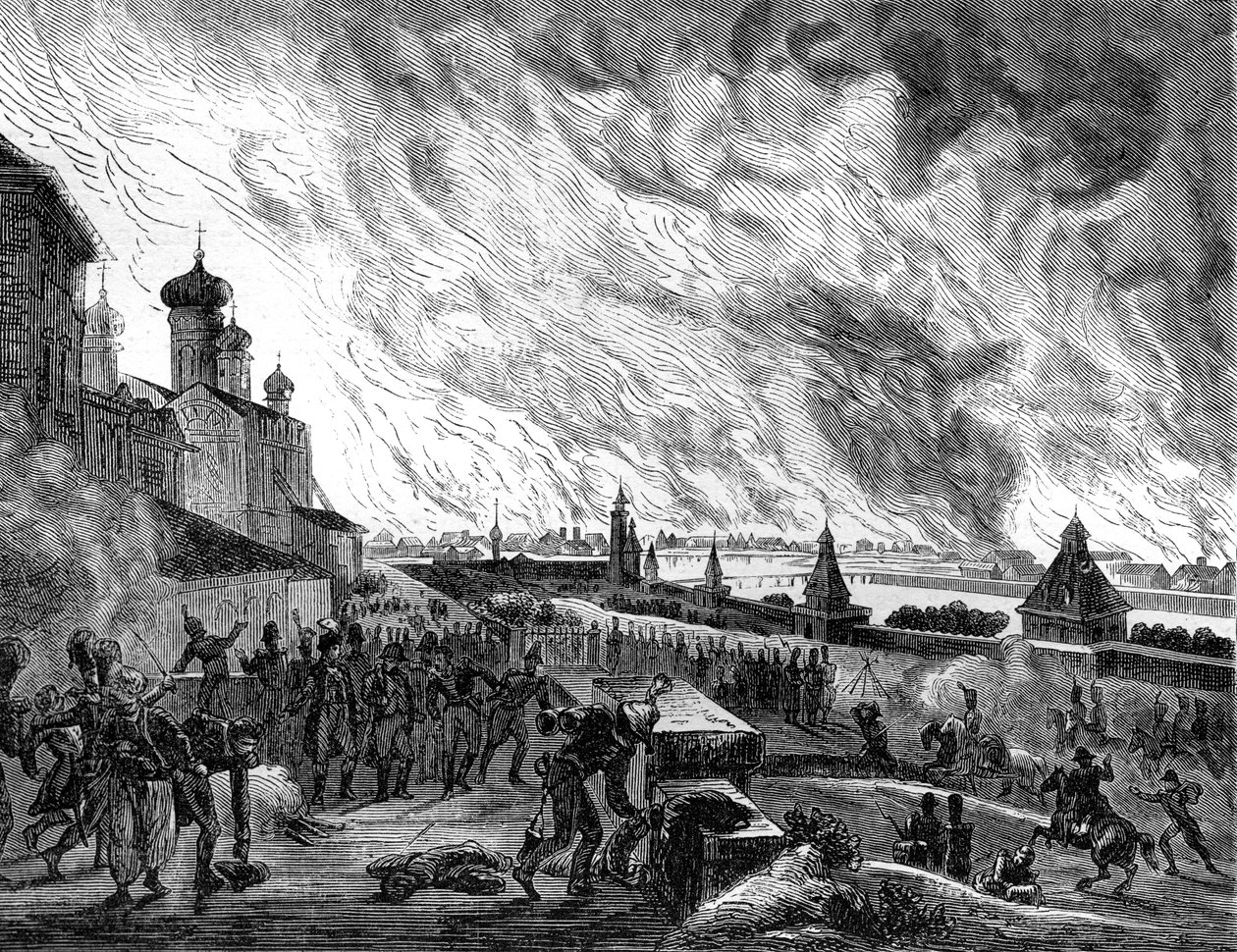 Moskva v plamenech, 15. září 1812 1882-1884. od A. Etienne