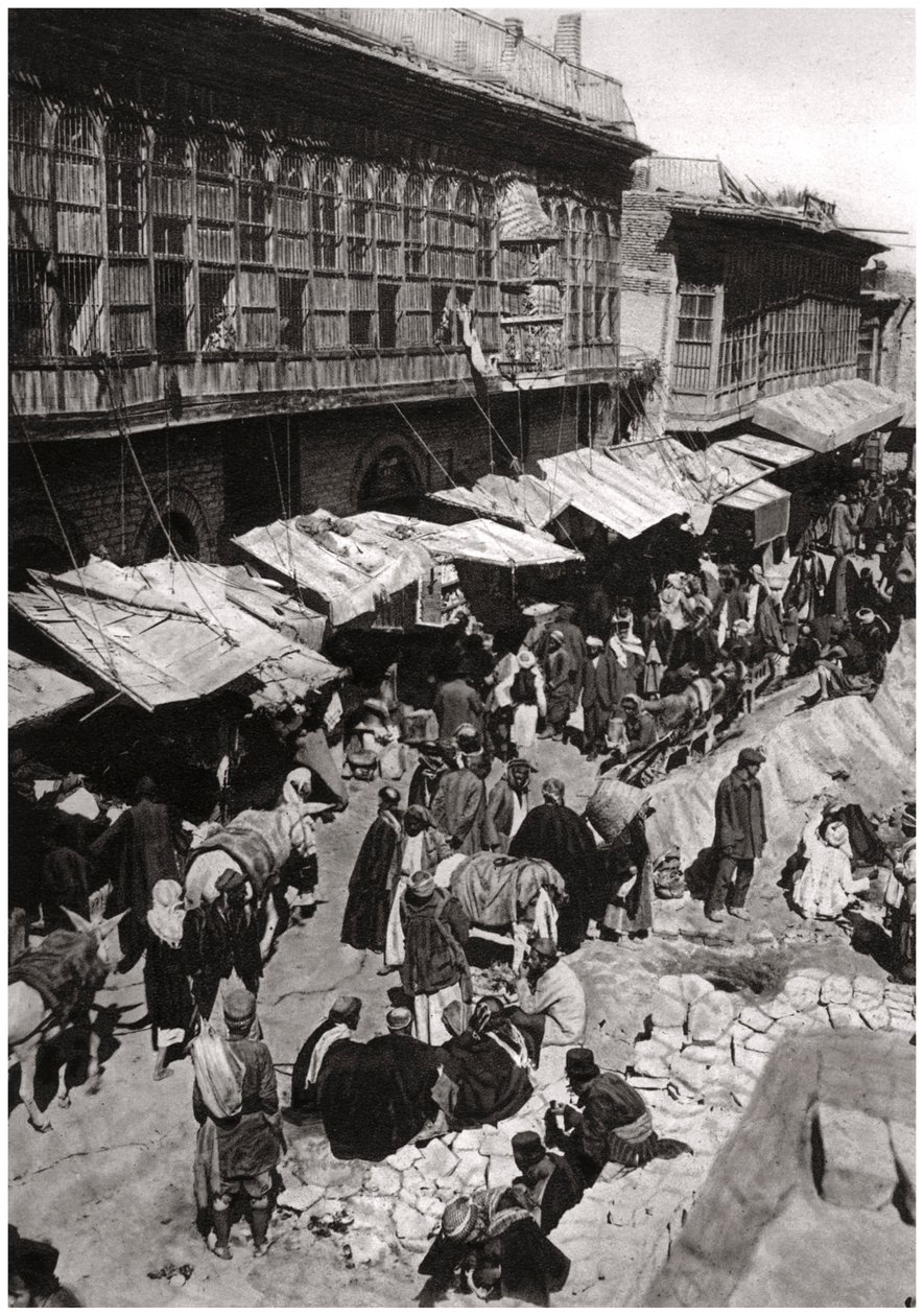 Sheikh Gazal Market v Ashar, Basra, Irák, 1925. od A. Kerim