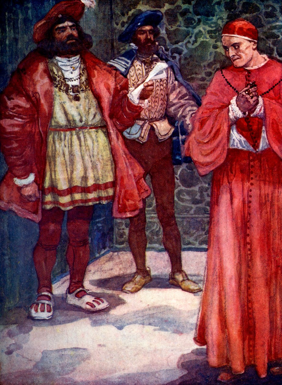 Henry poslal Wolseyho pryč od soudu, c1529, 1905. od A. S. Forrest