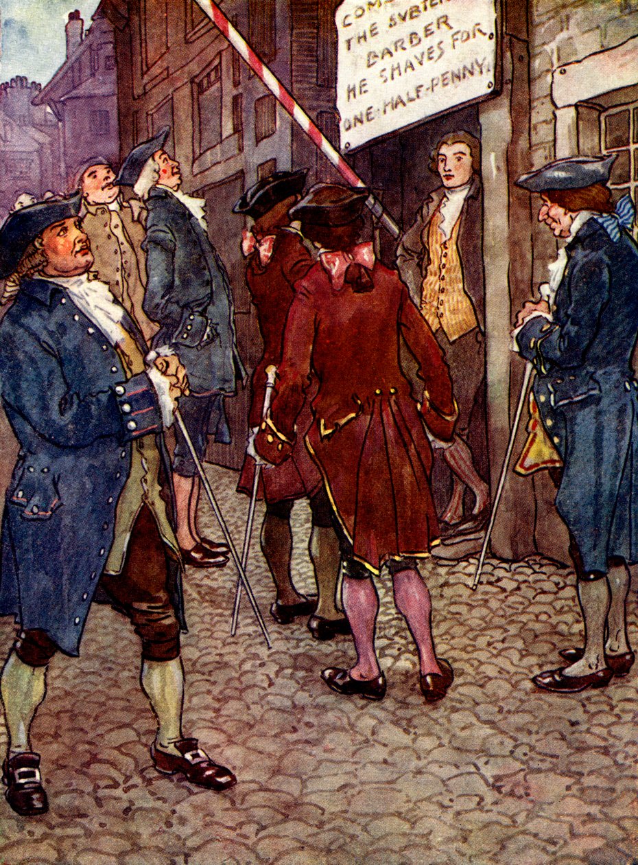 Richards shop se brzy stal módou, 1750, 1905 od A. S. Forrest