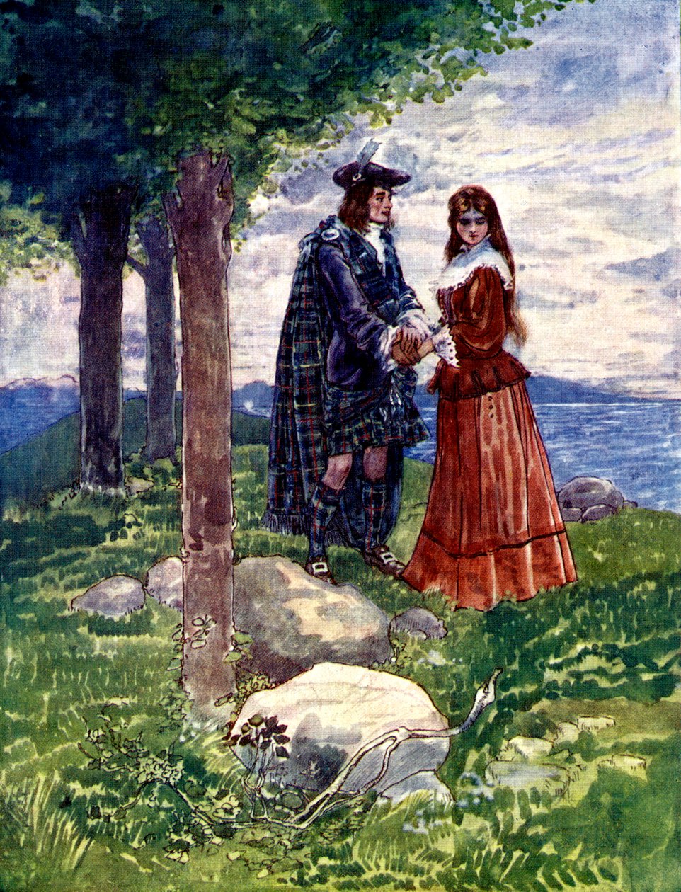 Smutně se rozloučili, 1746, 1905. od A. S. Forrest
