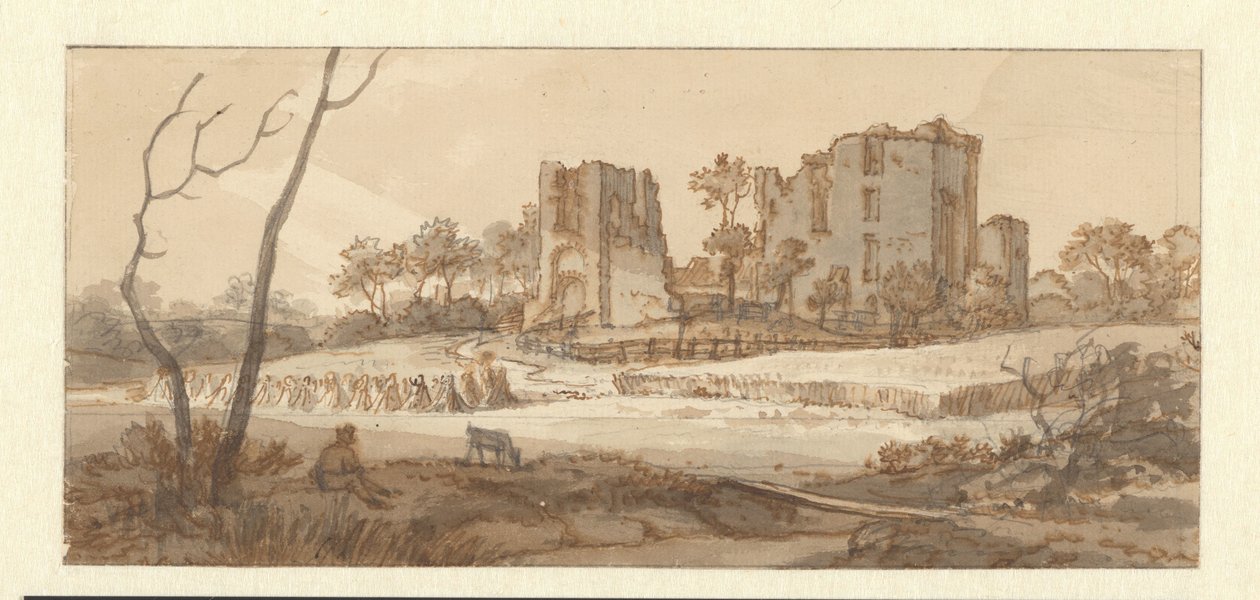 Zřícenina Brederode od Aarnout ter Himpel