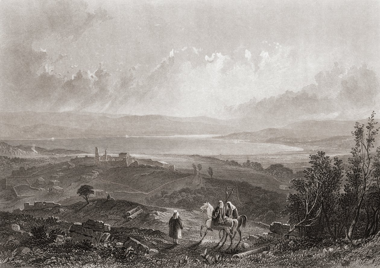 Tiberiadské jezero, Izrael od Aaron Edwin Penley