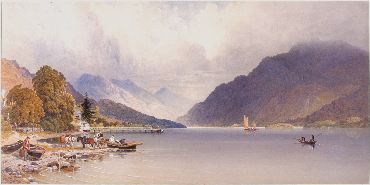Molo v Luss, Loch Lomond od Aaron Edwin Penley