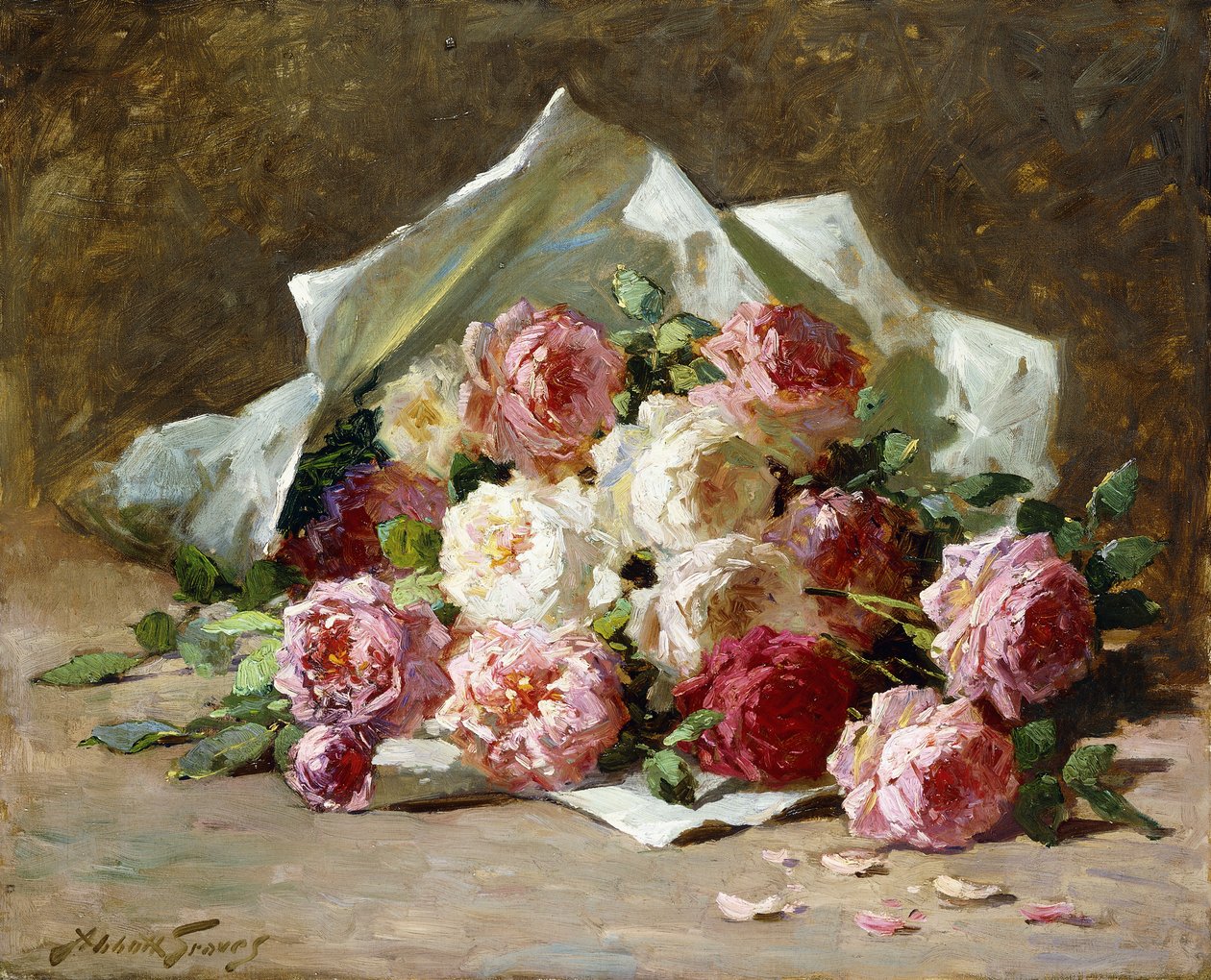 Kytice růží od Abbott Fuller Graves