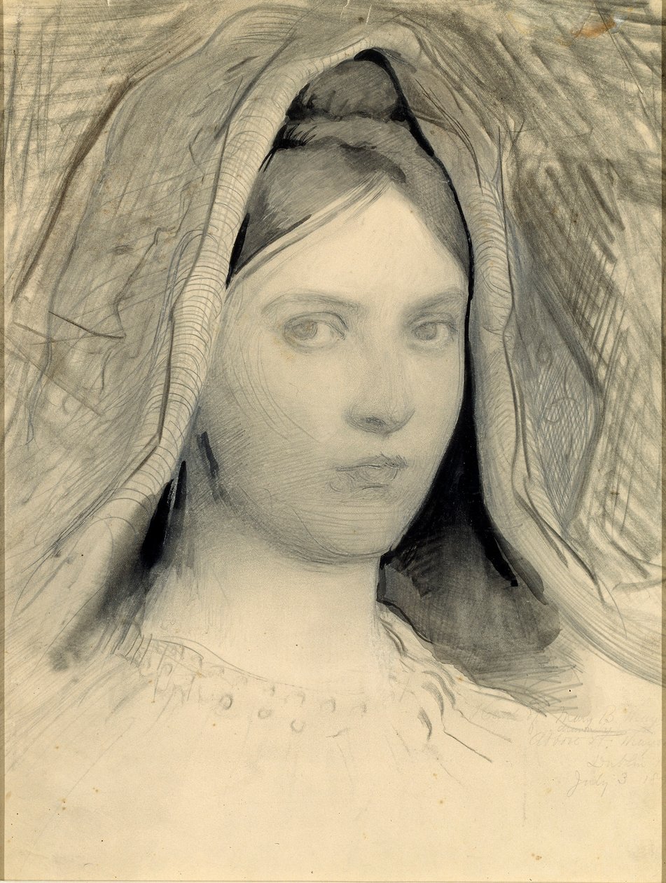 Hlava Mary B. Thayer od Abbott Handerson Thayer