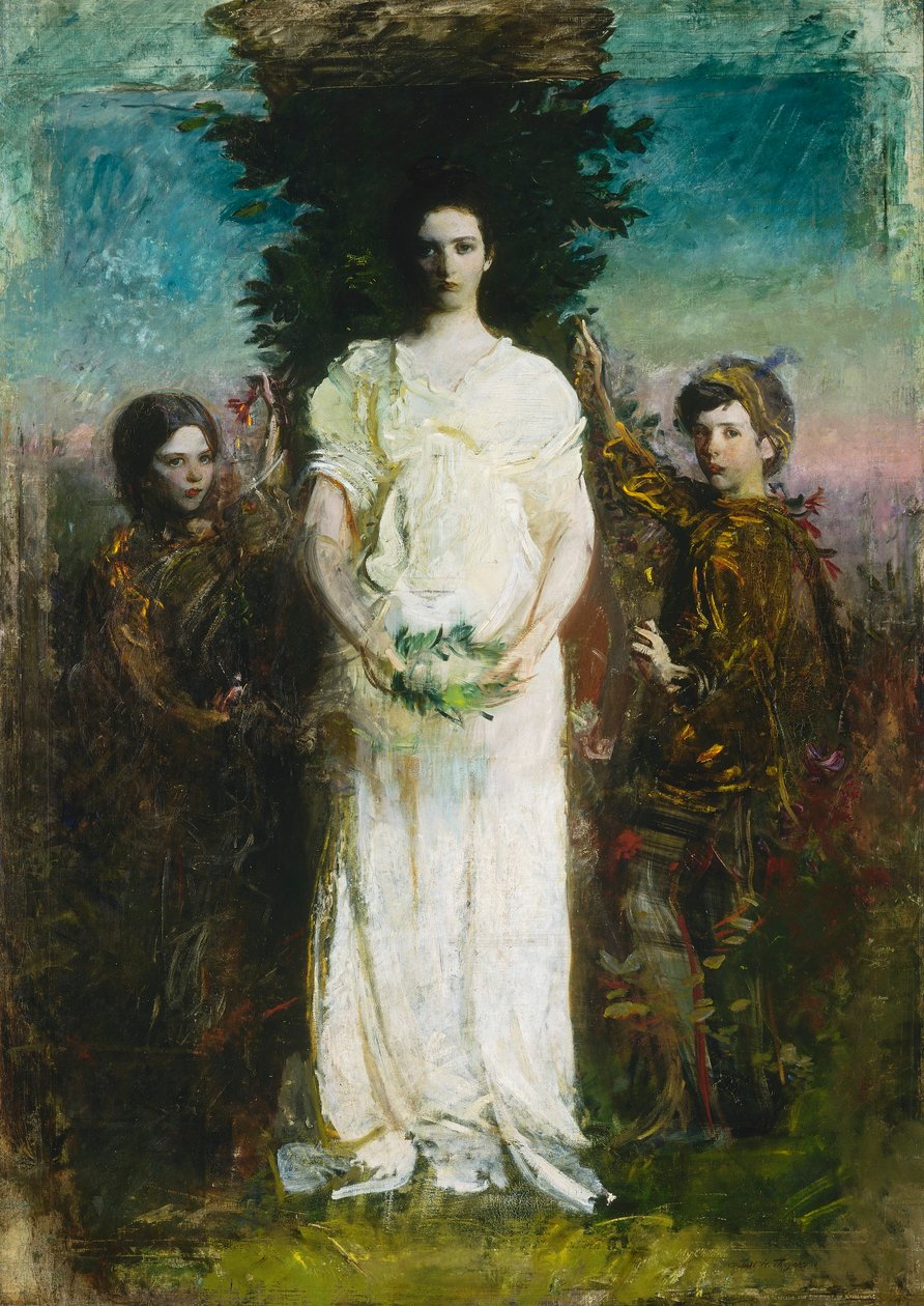Moje děti (Mary, Gerald a Gladys Thayerovi) od Abbott Handerson Thayer