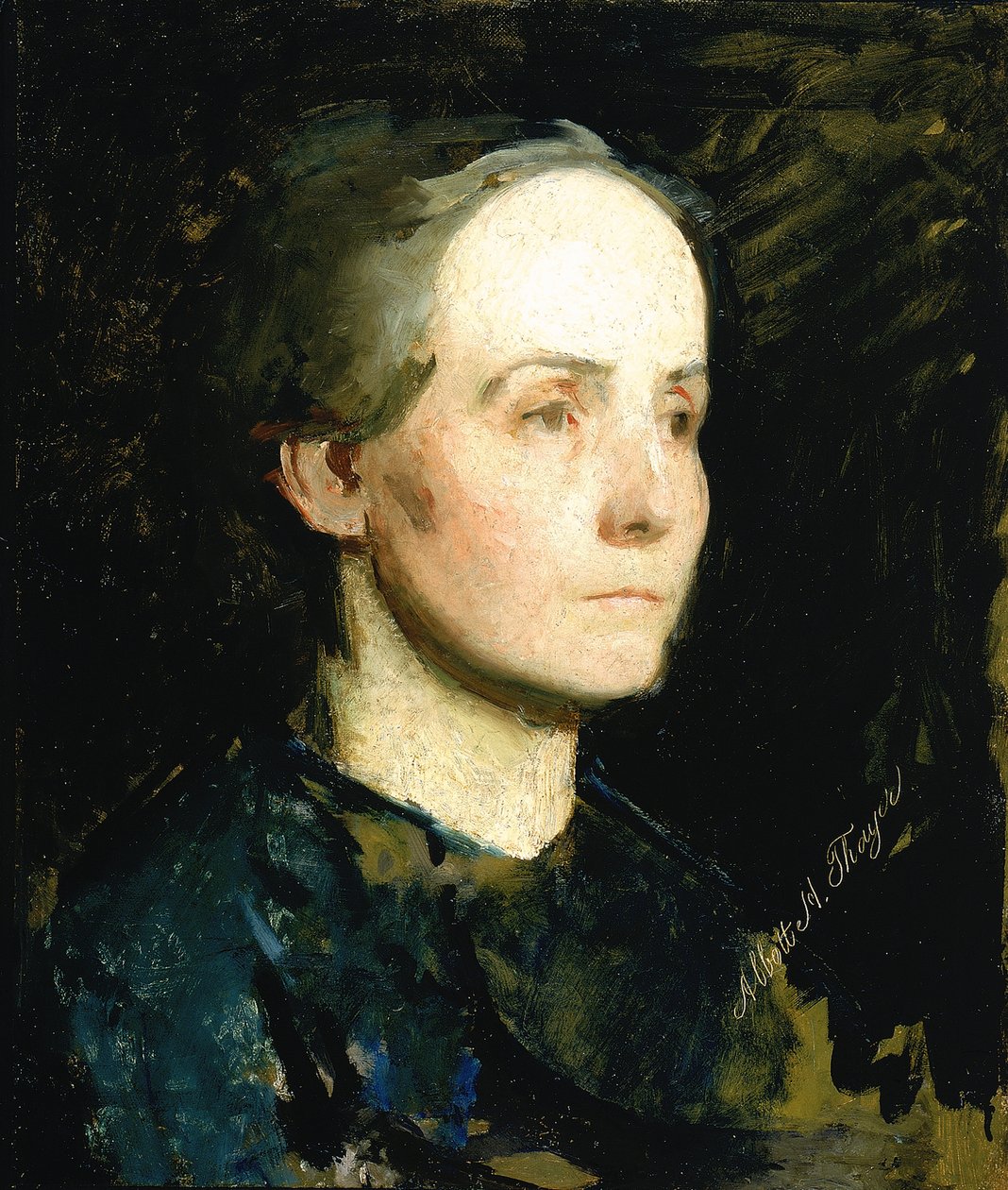 Portrét ženy Slečna Gertrude Bloede, ca. 1881. od Abbott Handerson Thayer