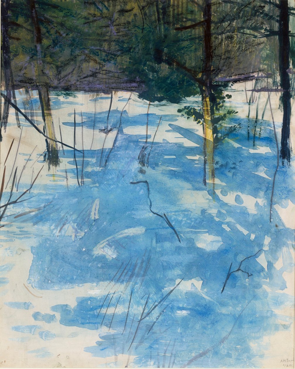 Zima, Monadnock od Abbott Handerson Thayer