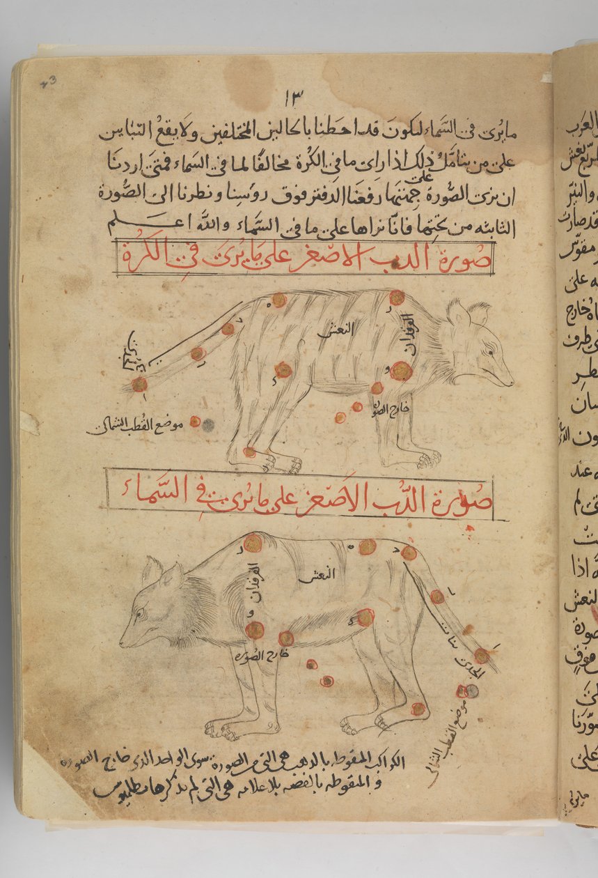 Kitab suwar al-kawakib al-thabita Kniha obrazů stálic, Írán, konec 15. století. od Abd al Rahman al Sufi