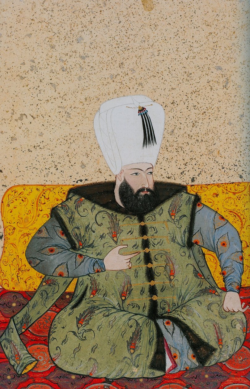 Ahmed I 1590-1617, sultán Osmanské říše, cca 1705 od Abdulcelil Levni