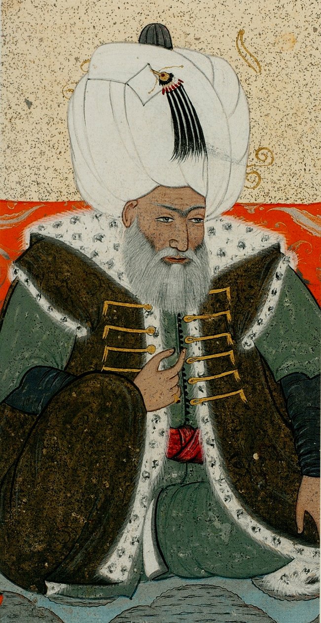 Bayezid II, sultán Osmanské říše, c. 1710 od Abdulcelil Levni