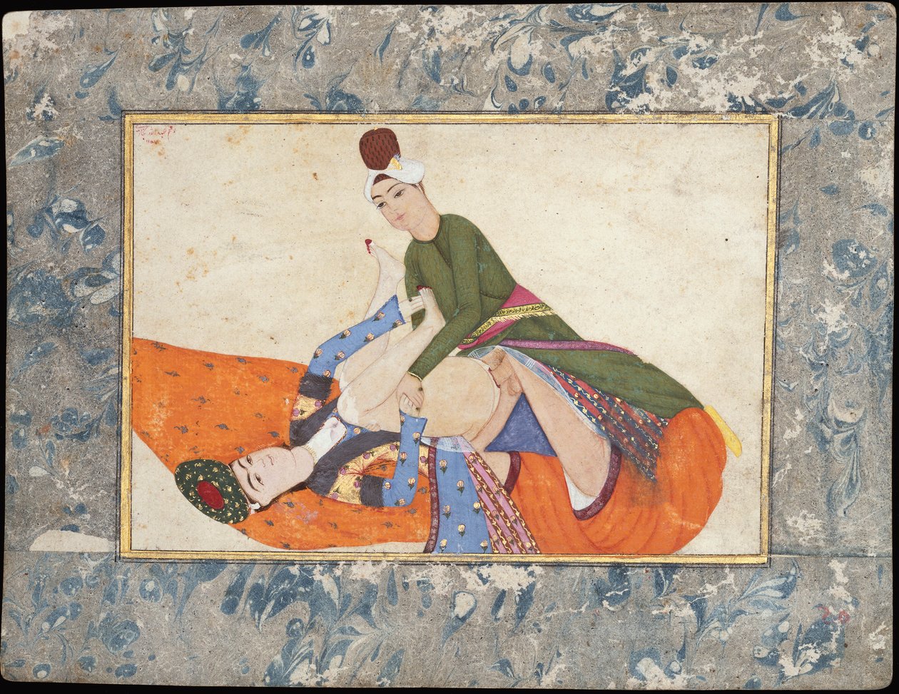 Erotická scéna, 1744-45 od Abdullah Bukhari