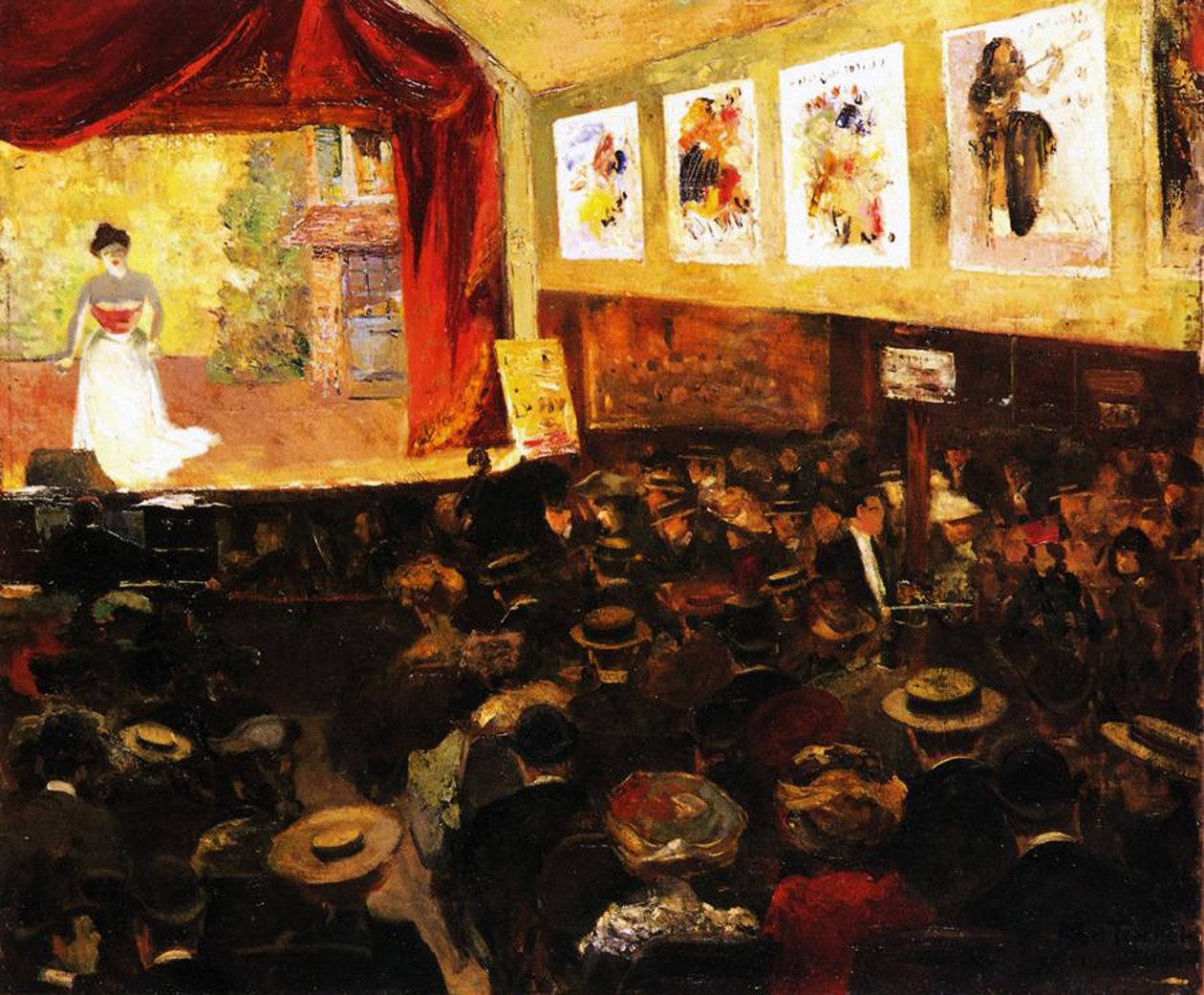 The Cafe-Concert, c.1904 od Abel Truchet