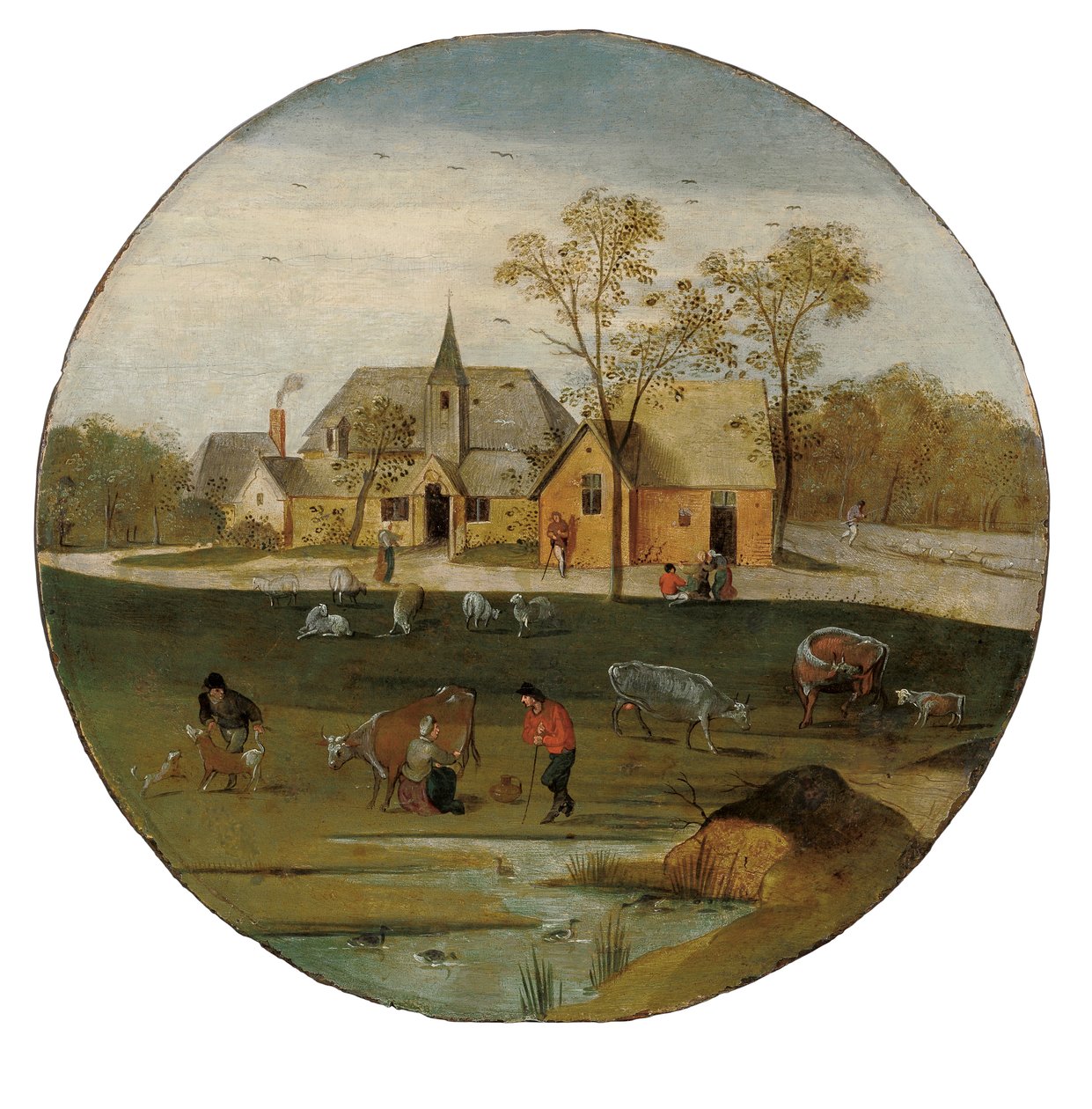Měsíc duben, cca 1606 od Abel Grimmer or Grimer