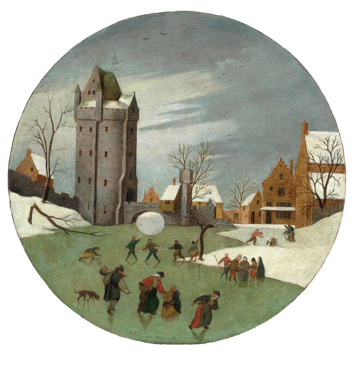 Měsíc leden 1606 od Abel Grimmer or Grimer
