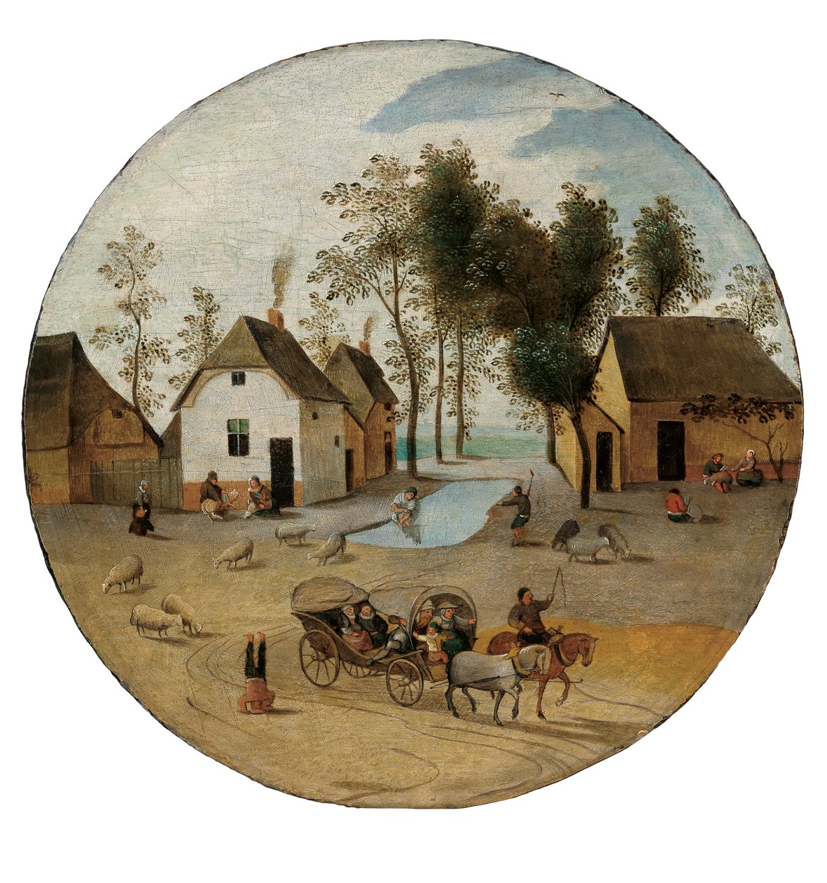 Měsíc červen, cca 1606 od Abel Grimmer or Grimer