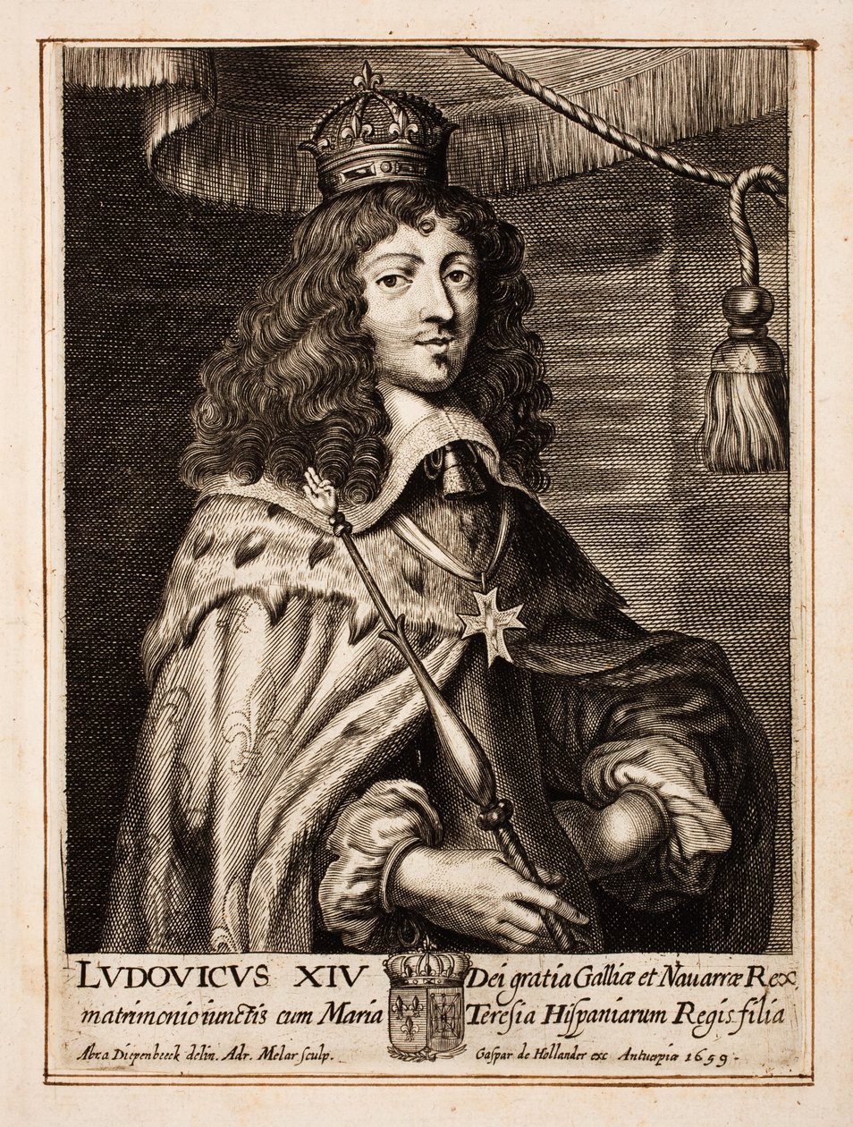 Ludvík XIV. Francie od Abraham van Diepenbeeck
