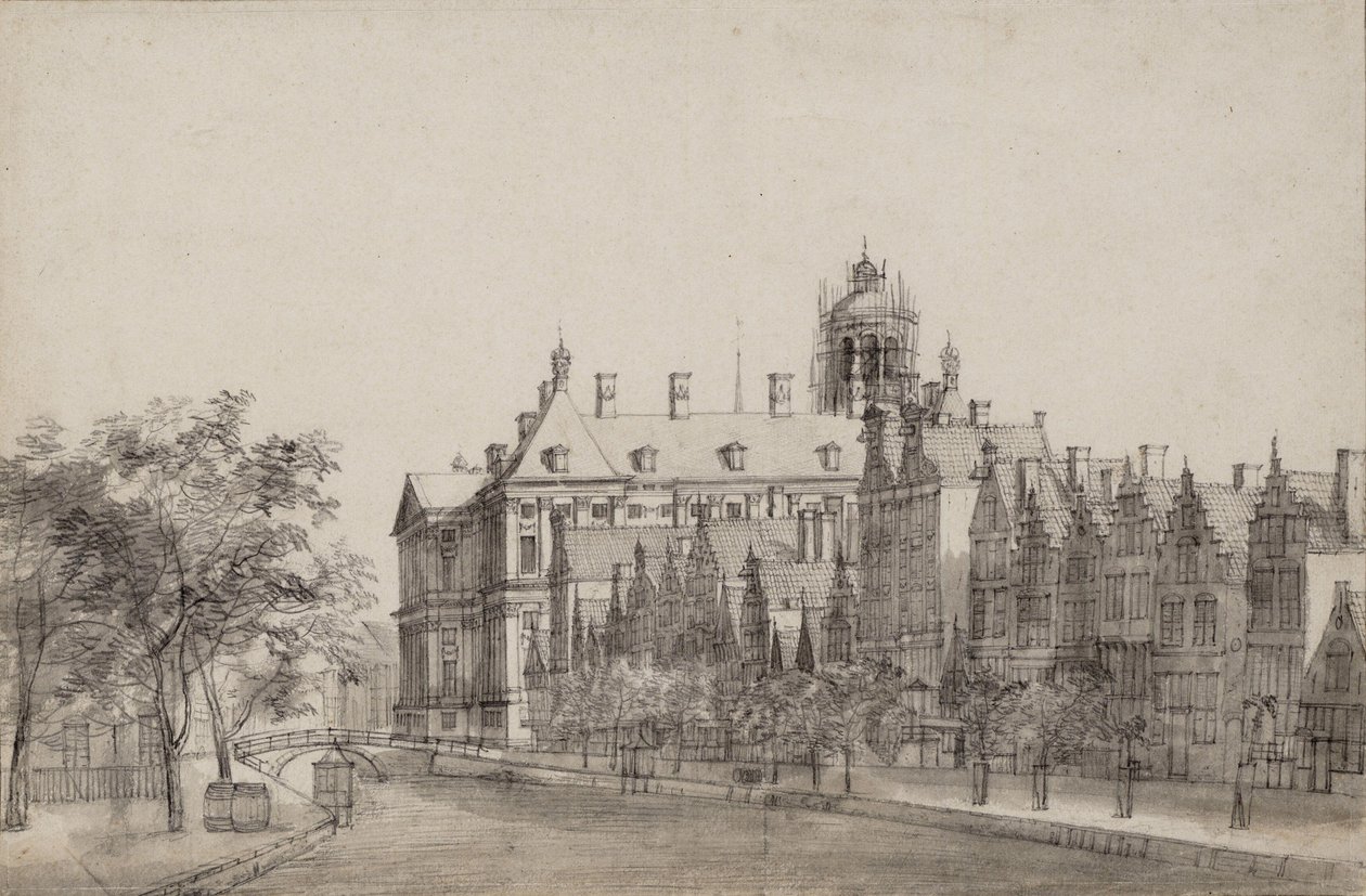 Nieuwezijds Voorburgwal, Amsterdam od Jan Abrahamsz. Beerstraten