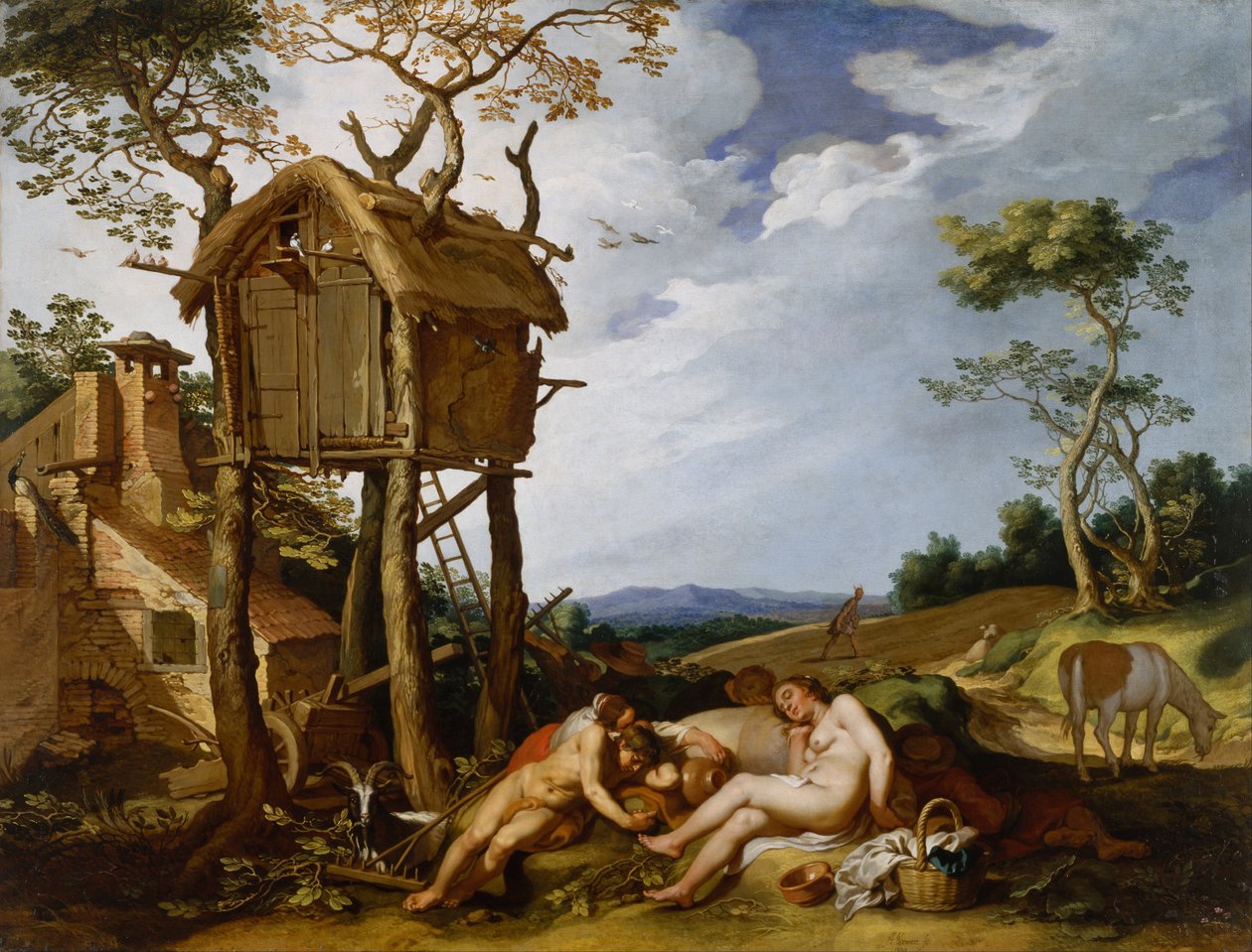 Podobenství o pšenici a dechtu od Abraham Bloemaert