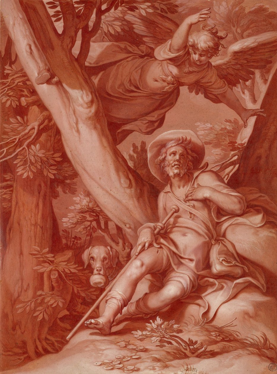 Svatý. Roch od Abraham Bloemaert