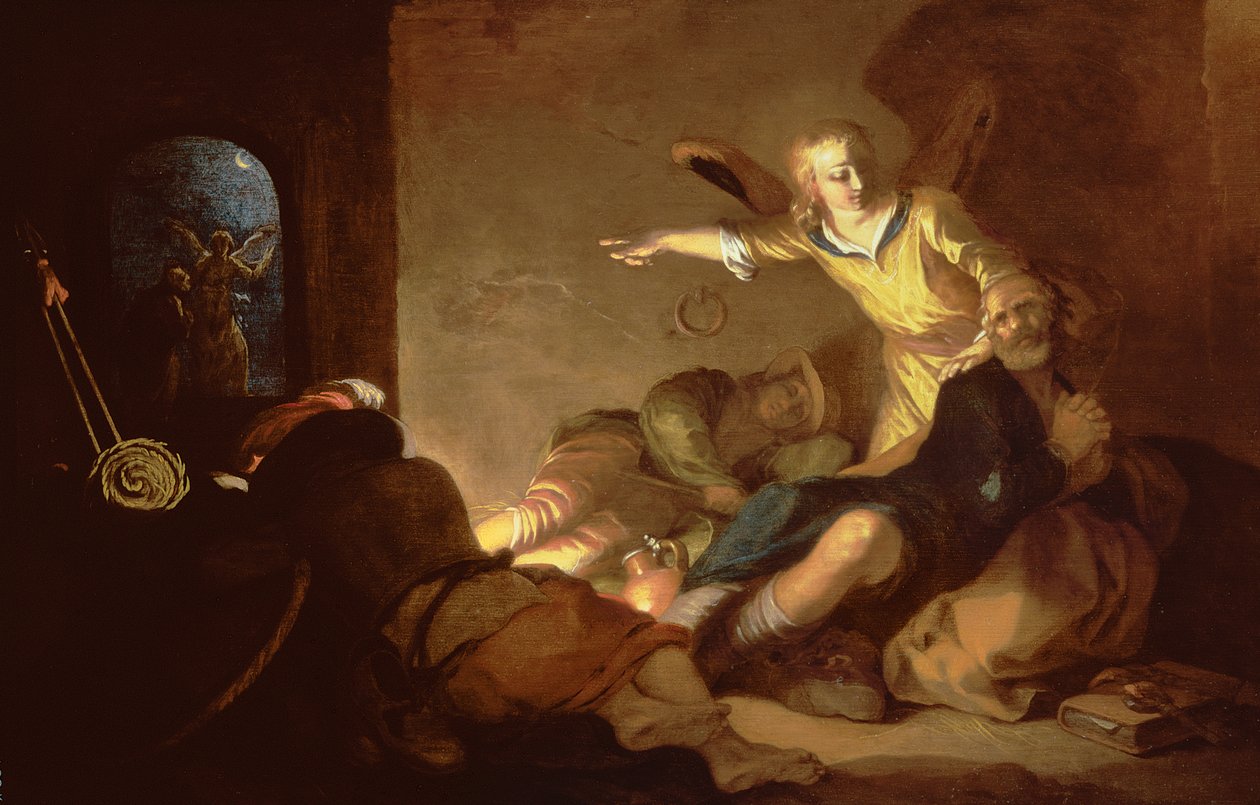 Osvobození svatého Petra od Abraham Bloemaert