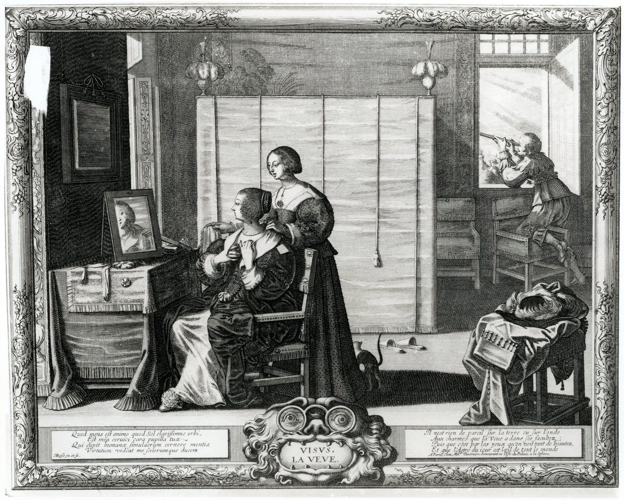 Visus La Veve, 17. století od Abraham Bosse