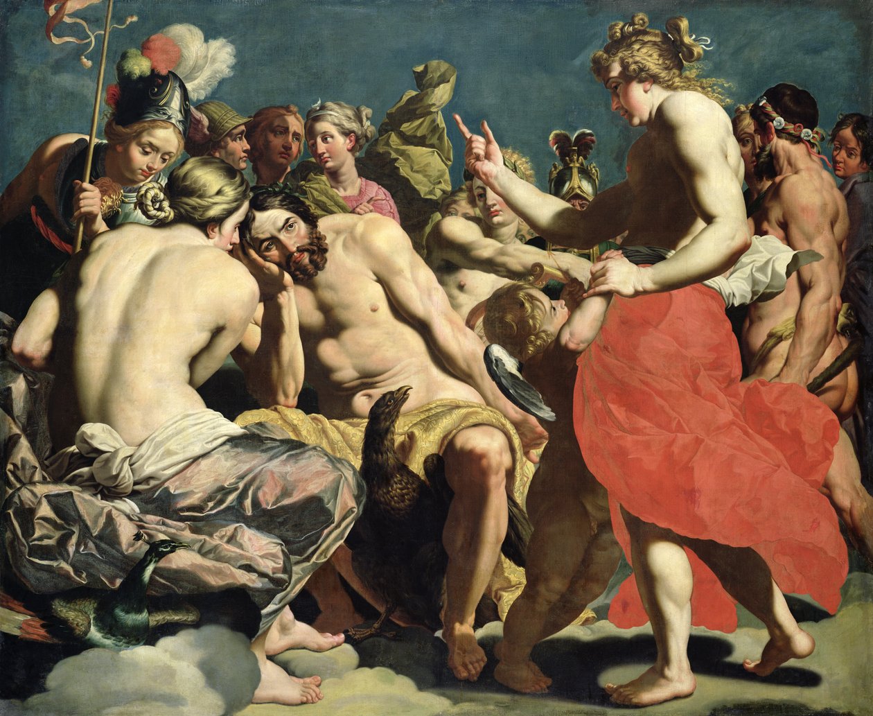 Bohové Olympu od Abraham Janssens van Nuyssen