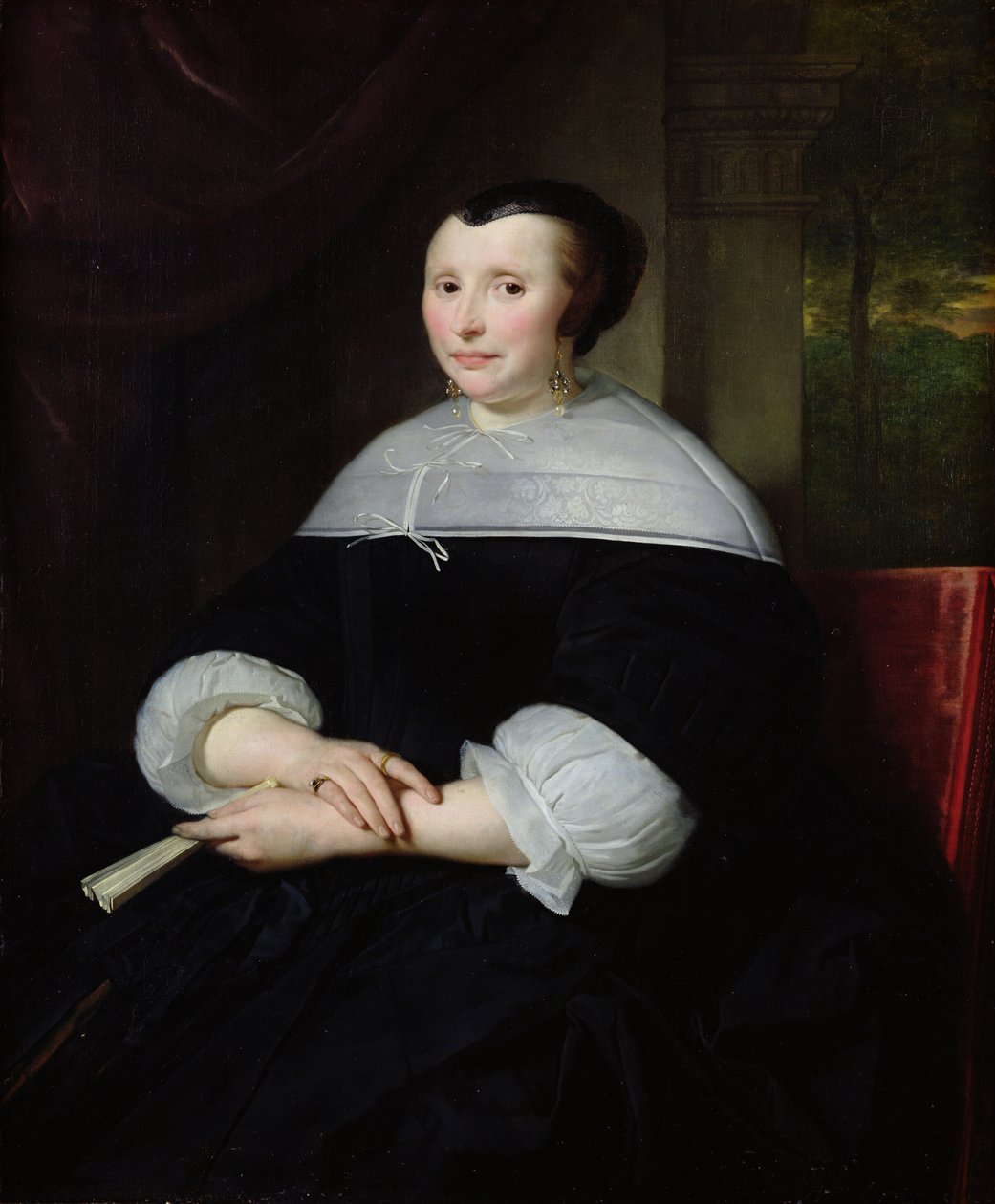Portrét ženy od Abraham Lambertsz van den Tempel